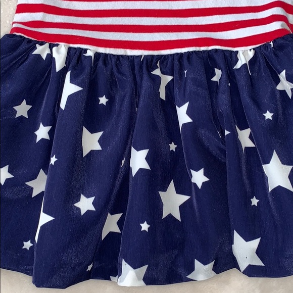 Marmellata Baby Girl Dress 18m Fourth of July Red Blue - Picture 3 of 8